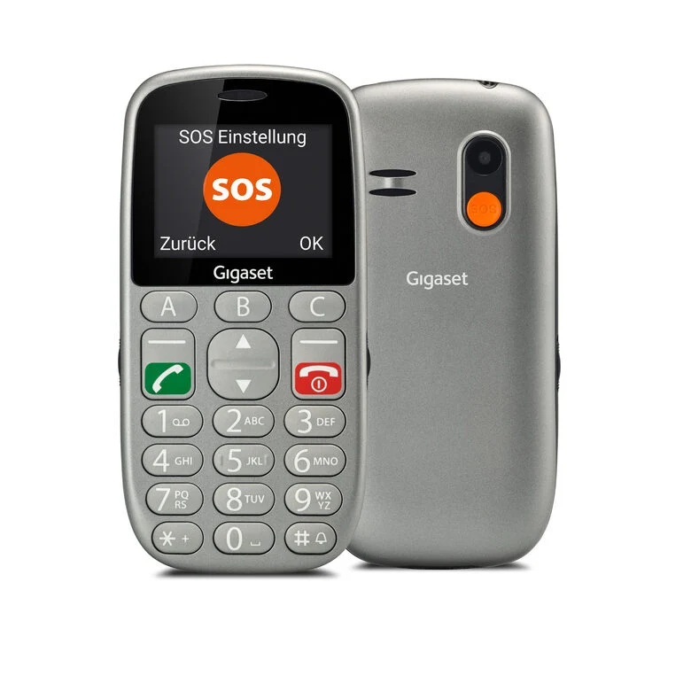 Gigaset GL390 5,59 cm (2.2") 88 g Argento Telefono cellulare basico