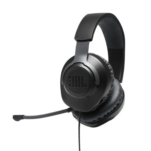 JBL Quantum 100 Cuffie Cablato A Padiglione Giocare Nero