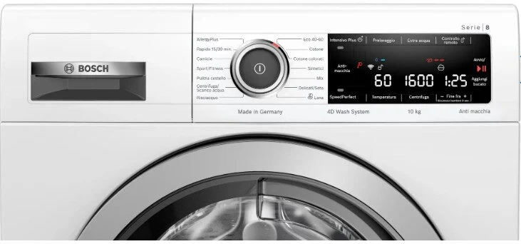 Bosch Serie 8 WAX32MH0IT lavatrice Caricamento frontale 10 kg 1600 Giri/min C Bianco