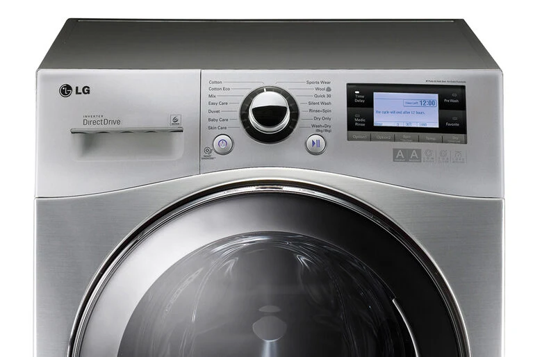 LG FH495BDS6 lavatrice Caricamento frontale 12 kg 1400 Giri/min Argento
