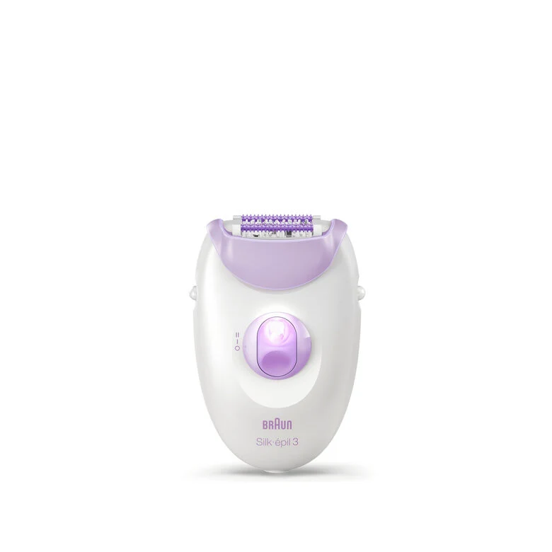 Braun Silk-épil 3 -170, Epilatore Donna Per La Rimozione Duratura Dei Peli - Bianco/Viola