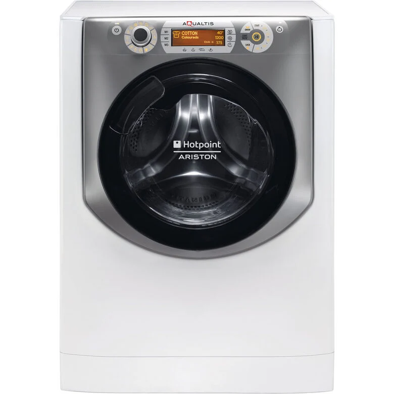 Hotpoint AQSD723 EU/A N lavatrice Caricamento frontale 7 kg 1200 Giri/min D Argento, Bianco