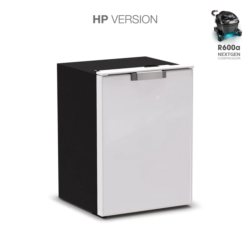 Ⓜ️🔵🔵🔵 Vitrifrigo C42DWL CHR HP - Frigo-Freezer, A cassetto, 42 Litri, Grigio, Luce LED, A x L x P 53.2x38x38.4 cm