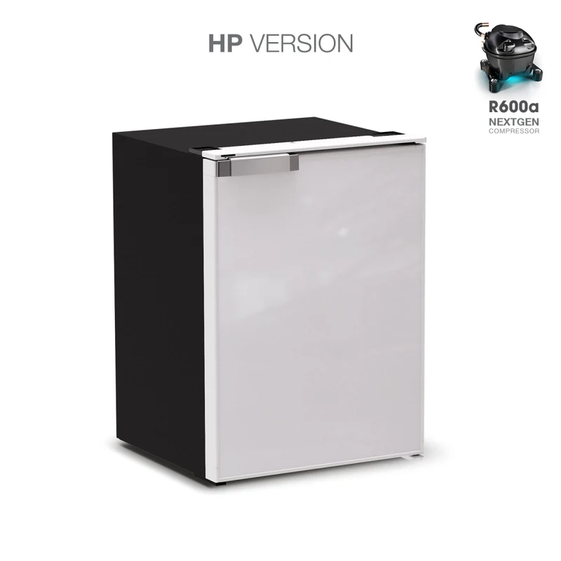 Ⓜ️🔵🔵🔵 Vitrifrigo C39i CHR HP - Frigo-Freezer, Porta singola, 39 Litri, Grigio, Luce LED, Vent Position, A x L x P 54.7x39x39.7 cm