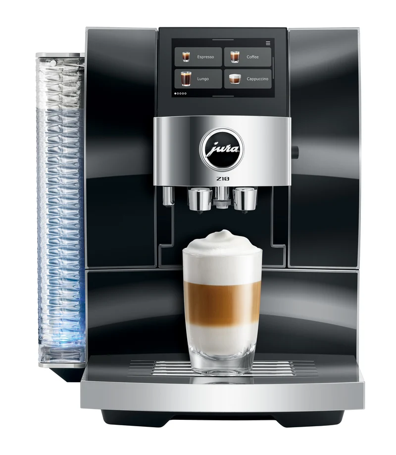 Ⓜ️🔵🔵🔵 JURA Z10 Diamond Black - Macchina da caffè espresso COMPLETAMENTE AUTOMATICA, colore Diamond Black, 51 Bevande, anche con latte, Sweet Foam, Cold Brew, Light Brew