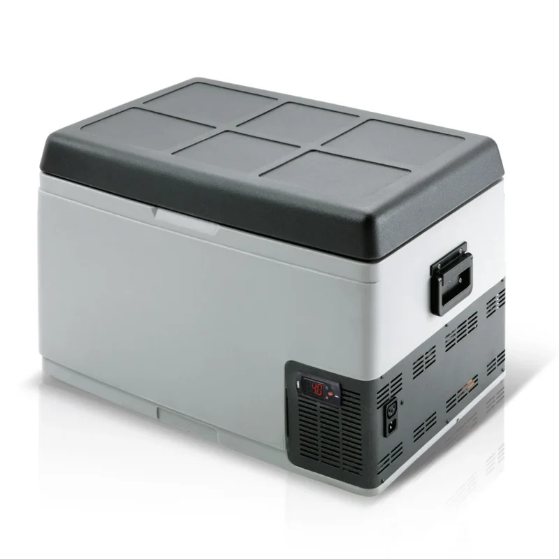 Ⓜ️🔵🔵🔵 Vitrifrigo C65L - Frigo-Freezer Portatile, Termostato Elettrico Led, 65 L, Grigio, Luce LED Interna, A x L x P 45.8x76.5x51 cm