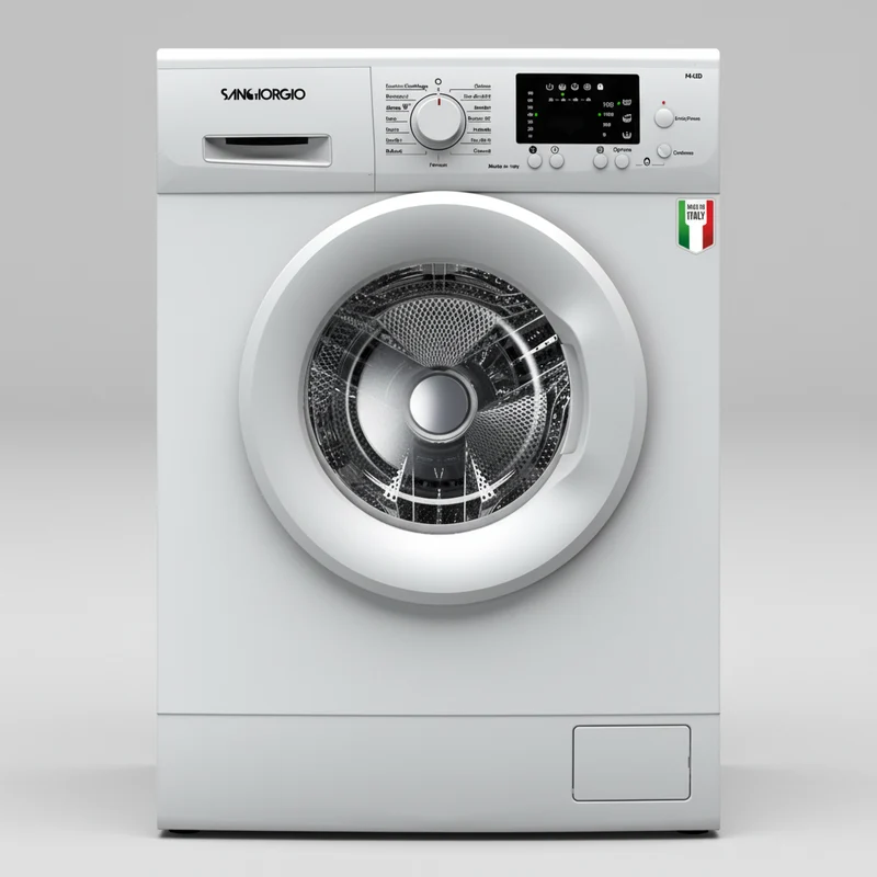 Ⓜ️🔵🔵🔵 SanGiorgio F510L - [📦🚨Spedizione immediata!🚚💨] Lavatrice slim 5 kg, MADE IN ITALY, 5 ANNI GARANZIA INCLUSI sulla SCHEDA ELETTRONICA, centrifuga 1000 giri, profondità 45 cm, elettronica, Nuova classe C (ex A++)