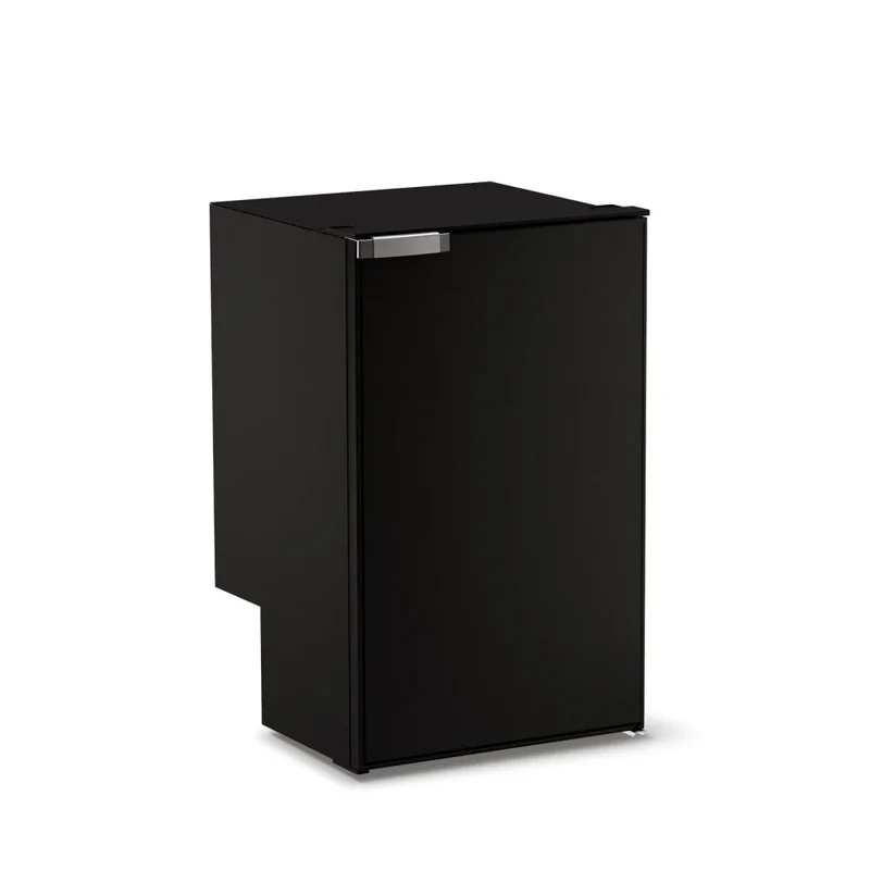 Ⓜ️🔵🔵🔵 Vitrifrigo C85i CHR - Frigo-Freezer, Porta singola, 85 Litri, Nero, Luce LED, Vent Position, A x L x P 79.2x48.5x47 cm