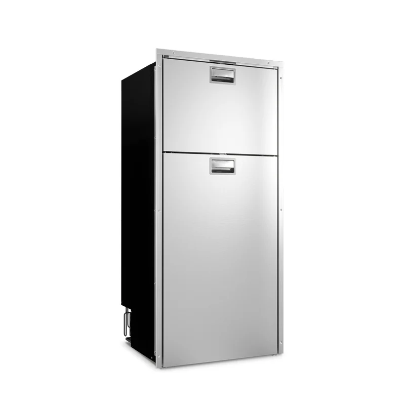 Ⓜ️🔵🔵🔵 Vitrifrigo DP260iXD OCX2 - Frigo-Freezer, Doppia Porta, 216 Litri, Acciaio Inox, Luce LED interna, Vent Position, Termostato Elettrico LED, A x L x P 136.8x63.1x57.3 cm cm