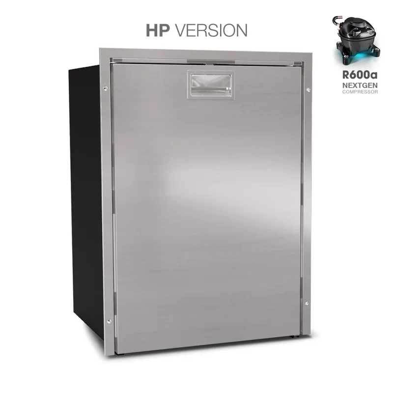 Ⓜ️🔵🔵🔵 Vitrifrigo C130LXD OCX2 HP - Frigo-Freezer, Porta singola, 130 Litri, Acciaio Inox, Luce LED interna, Vent Position, A x L x P 79.3x58.8x55.8 cm