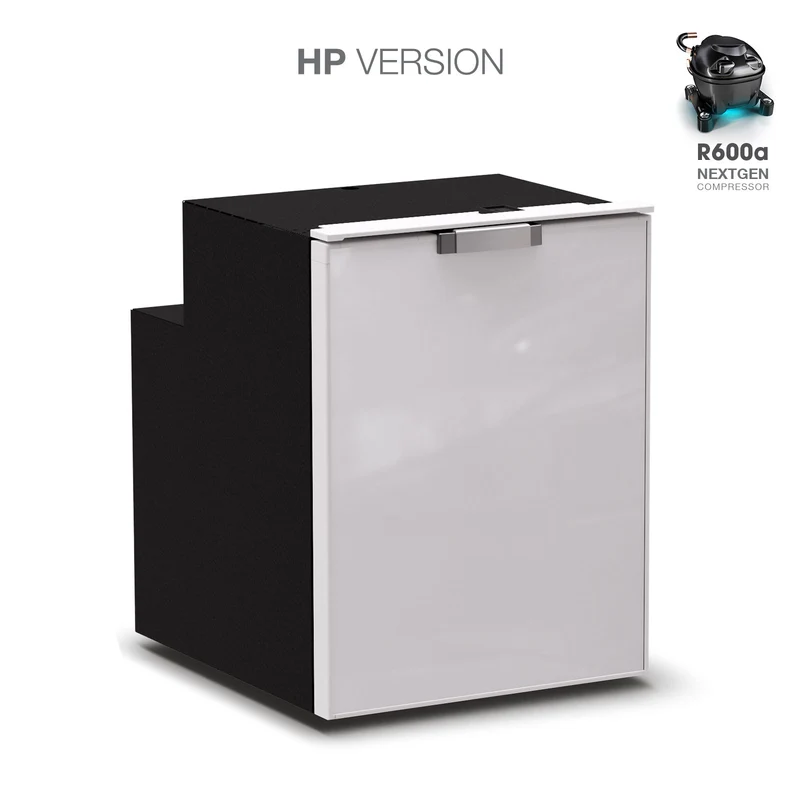 Ⓜ️🔵🔵🔵 Vitrifrigo C90i CHR HP - Frigo-Freezer, Porta singola, 90 Litri, Grigio, Luce LED, Vent Position, A x L x P 62.2x47x54.7 cm