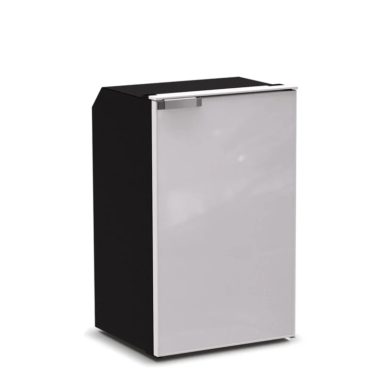Ⓜ️🔵🔵🔵 Vitrifrigo C95L CHR - Frigo-Freezer, Porta singola, 95 Litri, Grigio, Serie CHROMELOCK, Luce LED, Vent Position, A x L x P 79.2x48.5x47.1 cm