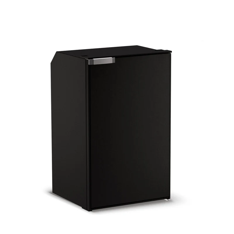 Ⓜ️🔵🔵🔵 Vitrifrigo C95L CHR - Frigo-Freezer, Porta singola, 95 Litri, Nero, Serie CHROMELOCK, Luce LED, Vent Position, A x L x P 79.2x48.5x47.1 cm