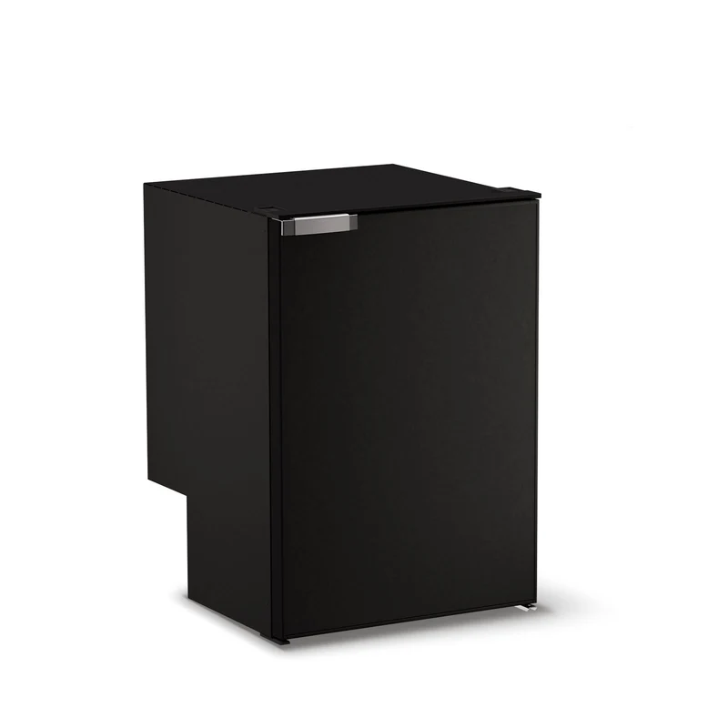 Ⓜ️🔵🔵🔵 Vitrifrigo C115i CHR - Frigo-Freezer, Porta singola, 115 Litri, Nero, Serie CHROMELOCK, Luce LED, Vent Position, A x L x P 76.6x52.5x56 cm