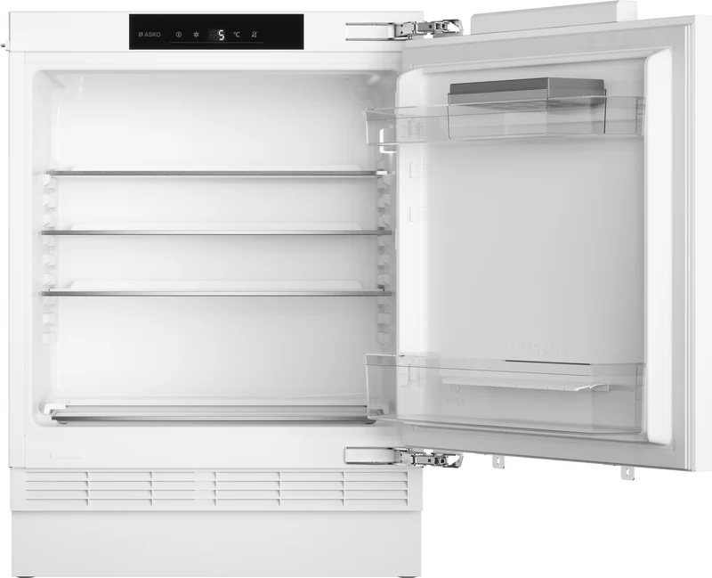 Ⓜ️🔵🔵🔵 ASKO R 22881 I - Frigorifero sottopiano da incasso, tuttofrigo, cerniere autoportanti, bianco, 60 x 82 cm, Nuova classe D