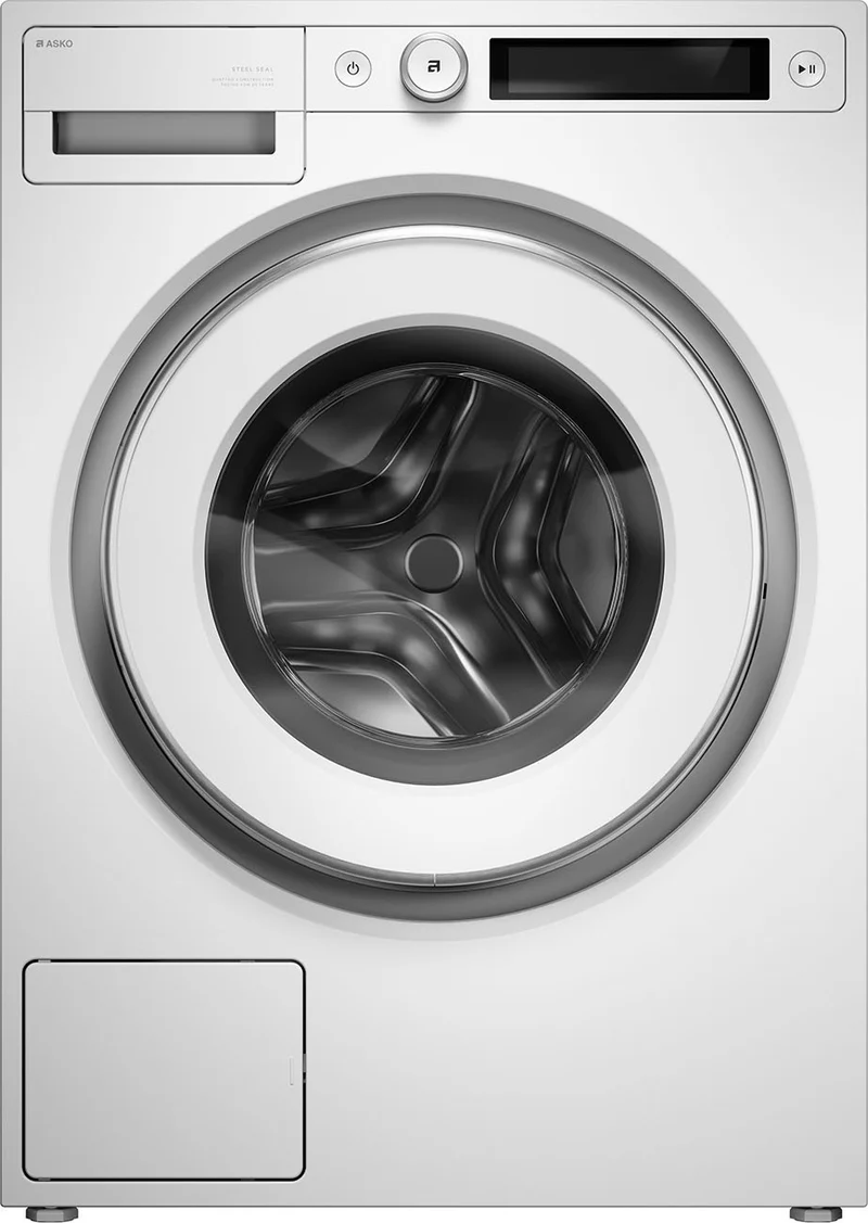 Ⓜ️🔵🔵🔵 ASKO W 5096 CW - Lavatrice 9 kg, bianca, 1600 giri, VASCA E CESTELLO IN ACCIAIO INOX, ZERO VIBRAZIONI anche in centrifuga al massimo, CHIUSURA ERMETICA IN ACCIAIO SENZA GUARNIZIONE IN GOMMA quindi NIENTE MUFFA E DEPOSITI NELL'OBLÒ, Nuova classe A