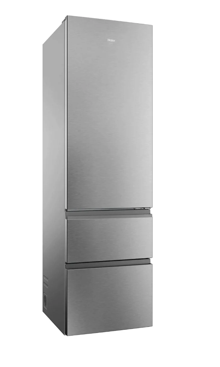 Ⓜ️🔵🔵🔵 Haier HTR3620CNMG - [📦🚨Spedizione immediata!🚚💨] Frigorifero Combinato, 1 anta per frigo sopra e 2 cassetti congelatore sotto, 3D Serie 3, Libera installazione, Nuova classe C, No Frost, Connesso, 414 litri, dimensioni LxPxA 595x667x2050 mm