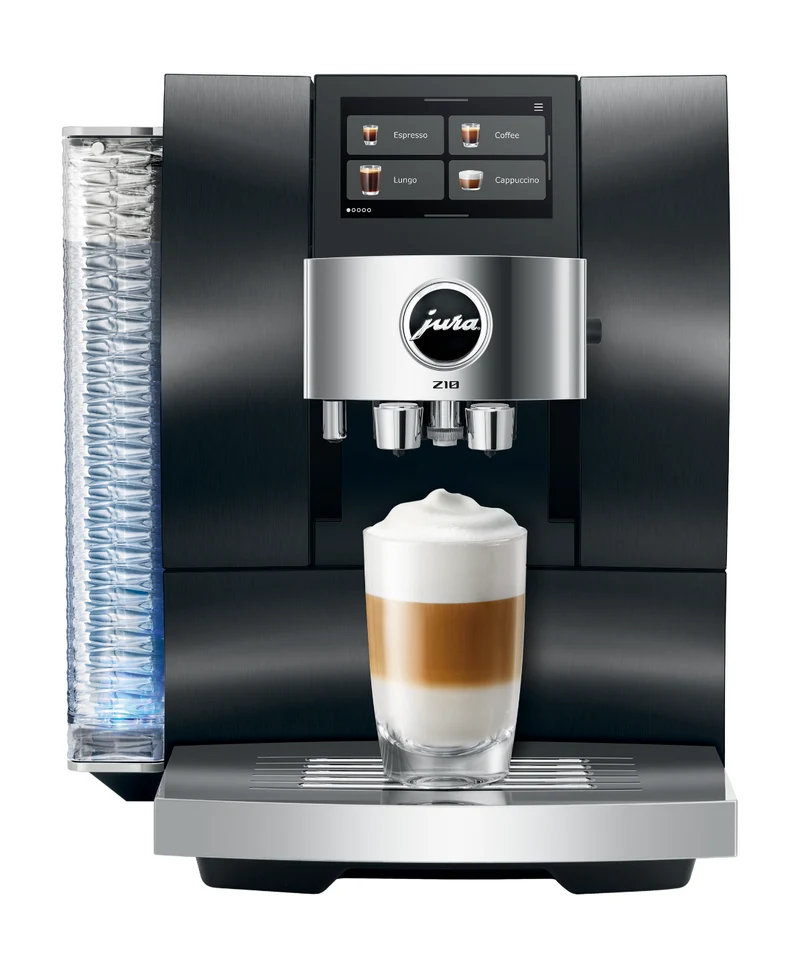 Ⓜ️🔵🔵🔵 JURA Z10 Aluminium Black - Macchina da caffè espresso COMPLETAMENTE AUTOMATICA, colore Aluminium Black, 51 Bevande, anche con latte, Sweet Foam, Cold Brew, Light Brew