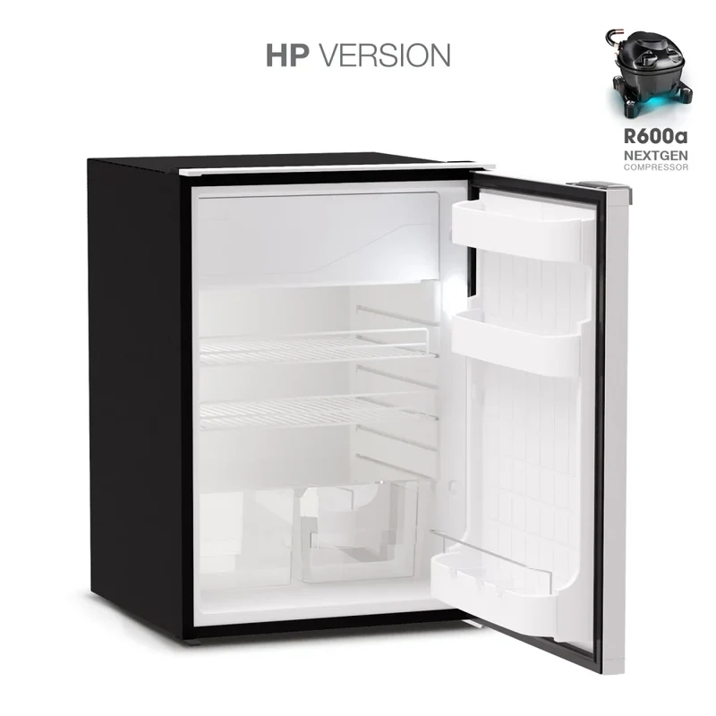 Ⓜ️🔵🔵🔵 Vitrifrigo C130L CHR HP - Frigo-Freezer, Porta singola, 130 Litri, Grigio, Luce LED, Vent Position, A x L x P 76.7x52.5x56.5 cm