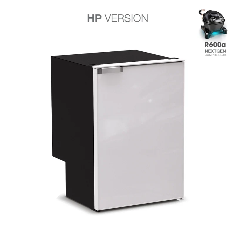 Ⓜ️🔵🔵🔵 Vitrifrigo C115i CHR HP - Frigo-Freezer, Porta singola, 115 Litri, Grigio, Luce LED, Vent Position, A x L x P 76.6x52.5x56 cm