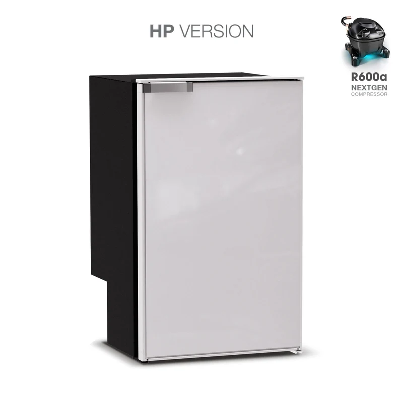 Ⓜ️🔵🔵🔵 Vitrifrigo C85i CHR HP - Frigo-Freezer, Porta singola, 85 Litri, Grigio, Luce LED, Vent Position, A x L x P 79.2x48.5x47 cm