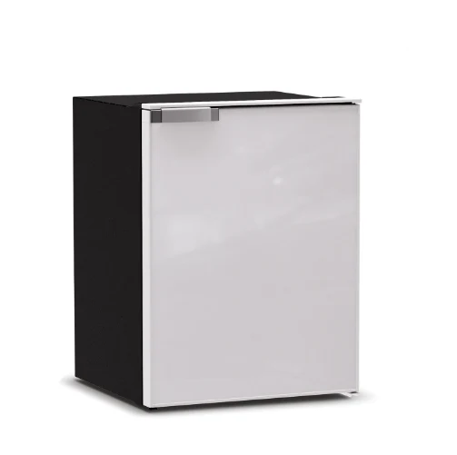 Ⓜ️🔵🔵🔵 Vitrifrigo C75L CHR - Frigo-Freezer, Porta singola, 75 Litri, Grigio, Luce LED, Vent Position, A x L x P 62.2x47x46 cm