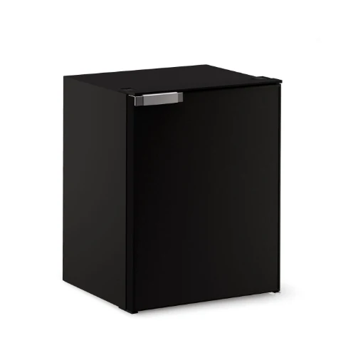 Ⓜ️🔵🔵🔵 Vitrifrigo C60i CHR - Frigo-Freezer, Porta singola, 60 Litri, Nero, Luce LED, Vent Position, A x L x P 62.2x47x45.7 cm