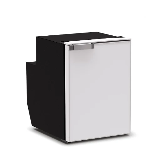 Ⓜ️🔵🔵🔵 Vitrifrigo C51i CHR - Frigo-Freezer, Porta singola, 51 Litri, Grigio, Luce LED, Vent Position, A x L x P 53.2x38x51.4 cm