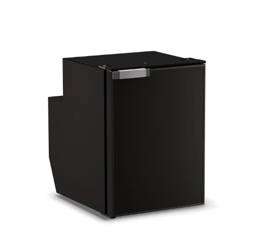 Ⓜ️🔵🔵🔵 Vitrifrigo C51i CHR - Frigo-Freezer, Porta singola, 51 Litri, Nero, Luce LED, Vent Position, AxLxP 53.2x38x51.4 cm