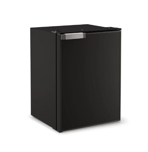 Ⓜ️🔵🔵🔵 Vitrifrigo C42L CHR - Frigo-Freezer, Porta singola, 42 Litri, Nero, Luce LED, Vent Position, A x L x P 53.2x38x38.4 cm