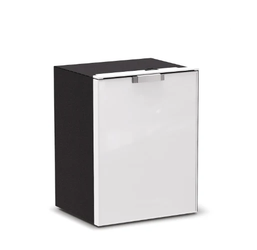 Ⓜ️🔵🔵🔵 Vitrifrigo C75DWL CHR - Frigo-Freezer, A cassetto, 75 Litri, Grigio, Serie CHROMELOCK, Luce LED, A x L x P 62.2x47x46 cm