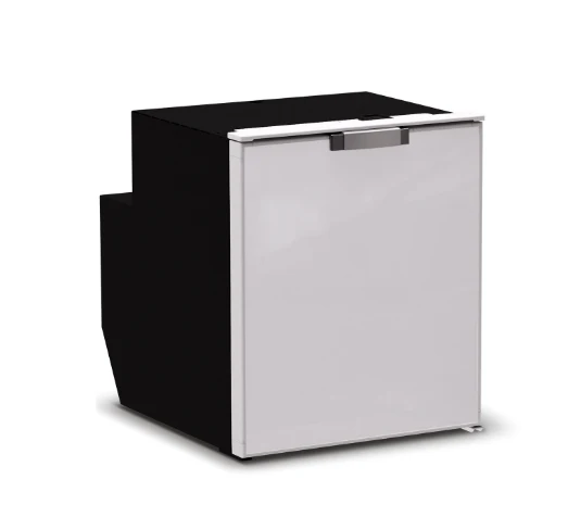 Ⓜ️🔵🔵🔵 Vitrifrigo C62DWi CHR - Frigo-Freezer, A cassetto, 62 Litri, Grigio, Serie CHROMELOCK, Luce LED, AxLxP 53x45x54.2 cm