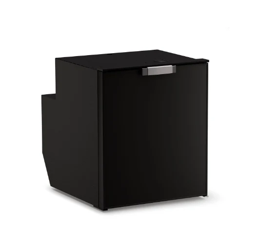 Ⓜ️🔵🔵🔵 Vitrifrigo C62DWi CHR - Frigo-Freezer, A cassetto, 62 Litri, Nero, Serie CHROMELOCK, Luce LED, AxLxP 53x45x54.2 cm