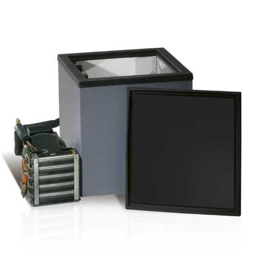 Ⓜ️🔵🔵🔵 Vitrifrigo TL37L RF - Frigo a Pozzetto, 37 Litri, Nero, D-power, Termostato Meccanico, A x L x P 41x41x43 cm