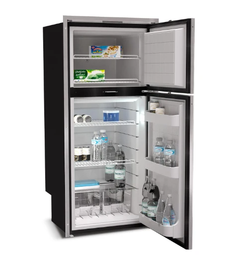 Ⓜ️🔵🔵🔵 Vitrifrigo DP2600iX OCX2 - Frigo-Freezer, Doppia porta, 230 Litri, Door Inside, Acciaio Inox, Luce LED, Vent Position, A x L x P 136.8x63.1x61 cm
