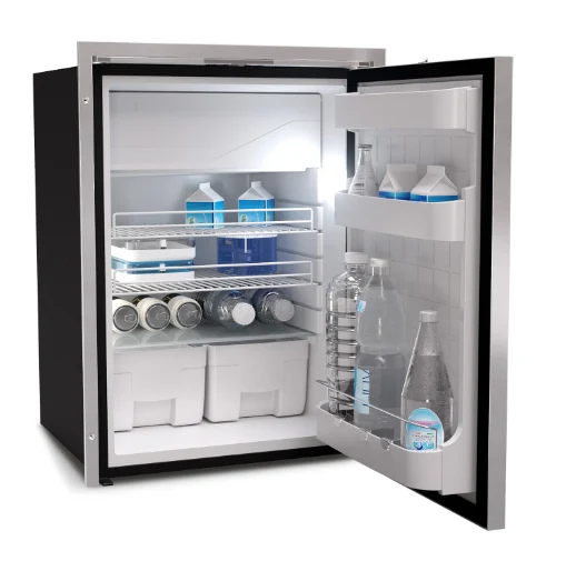 Ⓜ️🔵🔵🔵 Vitrifrigo C130LX OCX2 - Frigo-Freezer, Porta singola, 130 Litri, Acciaio Inox, Luce LED, Vent Position, A x L x P 79.3x58.8x55.8 cm