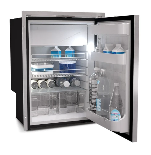 Ⓜ️🔵🔵🔵 Vitrifrigo C115iX OCX2 - Frigo-Freezer, Porta singola, 115 Litri, Acciaio Inox, Luce LED, Vent Position, A x L x P 79.3x58.8x55.7 cm cm