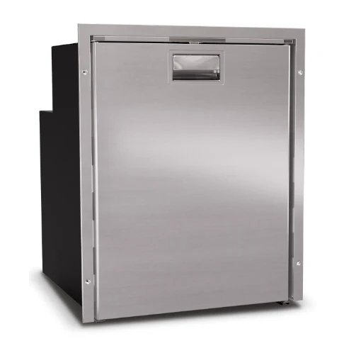 Ⓜ️🔵🔵🔵 Vitrifrigo C90iX OCX2 - Frigo-Freezer, Porta singola, 90 Litri, Acciaio Inox, Luce LED, Vent Position, A x L x P 64.8x53.3x55.8 cm