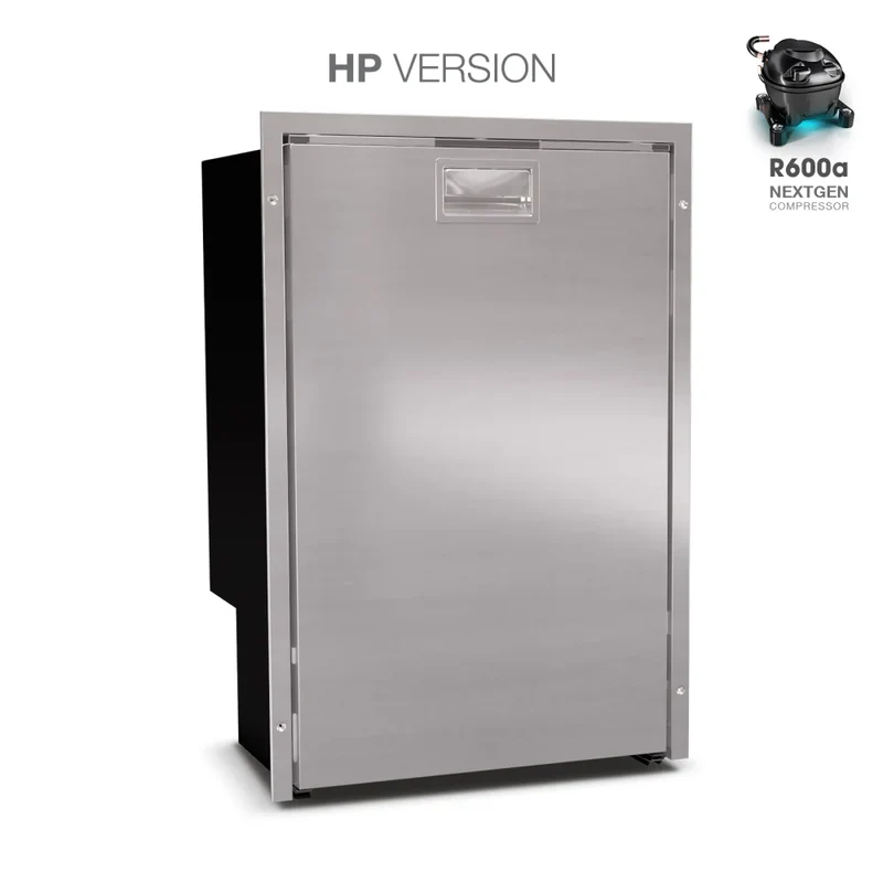 Ⓜ️🔵🔵🔵 Vitrifrigo C85iX OCX2 HP - Frigo-Freezer, Porta singola, 85 Litri, Acciaio Inox, Luce LED, Vent Position, A x L x P 81.8x54.8x46.6 cm