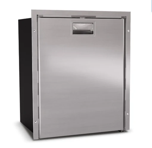 Ⓜ️🔵🔵🔵 Vitrifrigo C75LX OCX2 - Frigo-Freezer, Porta singola, 75 Litri, Acciaio Inox, Luce LED, Vent Position, A x L x P 64.8x53.3x46 cm