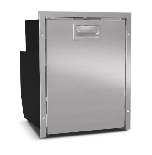Ⓜ️🔵🔵🔵 Vitrifrigo C51iX OCX2 - Frigo-Freezer, Porta singola, 51 Litri, Acciaio Inox, Luce LED, Vent Position, A x L x P 55.8x44.3x52.3 cm
