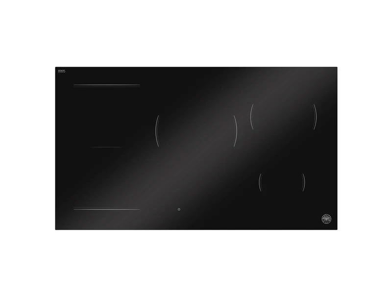 Ⓜ️🔵🔵🔵 BERTAZZONI P905I1M30NP - Piano Cottura a Induzione, 90 cm, Nero, 5 Zone, Serie Modern, Display LED, Funzione Multi-zone
