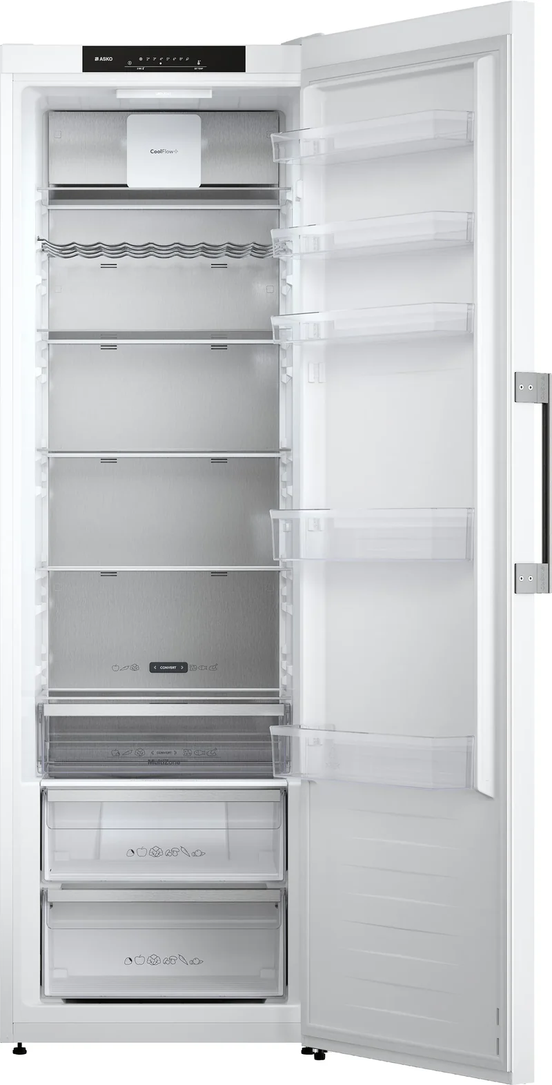 Ⓜ️🔵🔵🔵 ASKO R 23841 W - [📦🚨Spedizione immediata!🚚💨] Frigorifero monoporta, libera installazione (incassabile), BIANCO, 60 x 185 cm, Nuova classe C