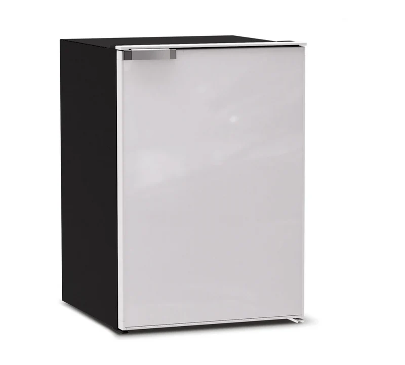 Ⓜ️🔵🔵🔵 Vitrifrigo C130LD CHR Grigio - Frigo-Freezer con termostato digitale, Porta singola pannellabile, 130 Litri, Chromelock, Grigio, Vent Position