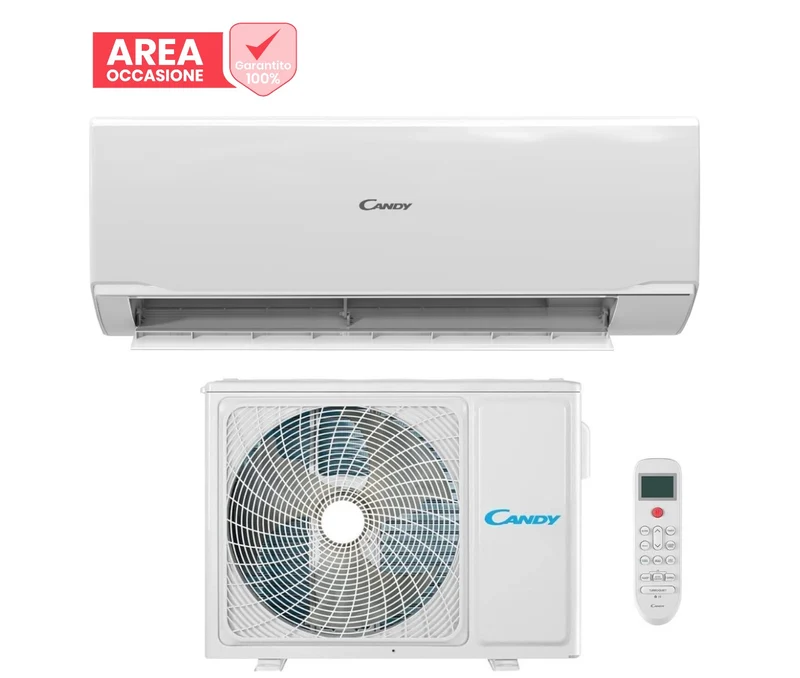 AREA OCCASIONI Climatizzatore Condizionatore Candy Inverter serie PURA 9000 Btu CY-09RA R-32 Wi-Fi Integrato Classe A++/A+