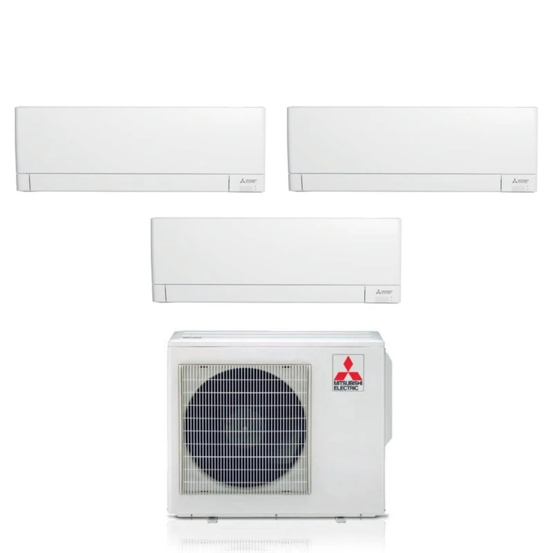 Condizionatore Trial Split Mitsubishi Eletric MSZ-AY 12+12+12 con MXZ-4F72VF R-32 Wi-Fi Integrato