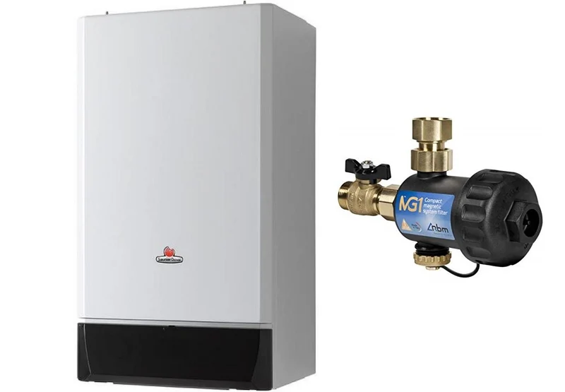 Caldaia a Gas a Condensazione Hermann Saunier Duval Modello THEMIS CONDENS 24 kW Metano Completa di Kit Scarico Fumi COMPLETA DI DEFANGATORE RBM