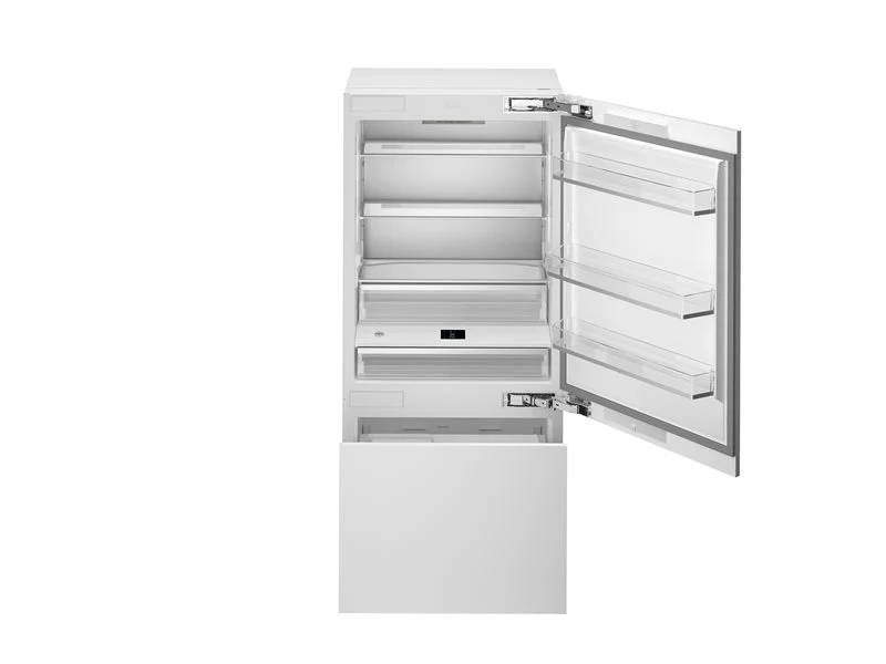 Ⓜ️🔵🔵🔵 BERTAZZONI RBM90S5FPNS - Frigorifero Combinato, Incasso, 90 cm, Panel Ready, Serie Professional, Ice-Maker, Distributore d'Acqua, 399L Frigorifero, 157L Congelatore, Dual Cooling Total No-Frost, Nuova Classe E