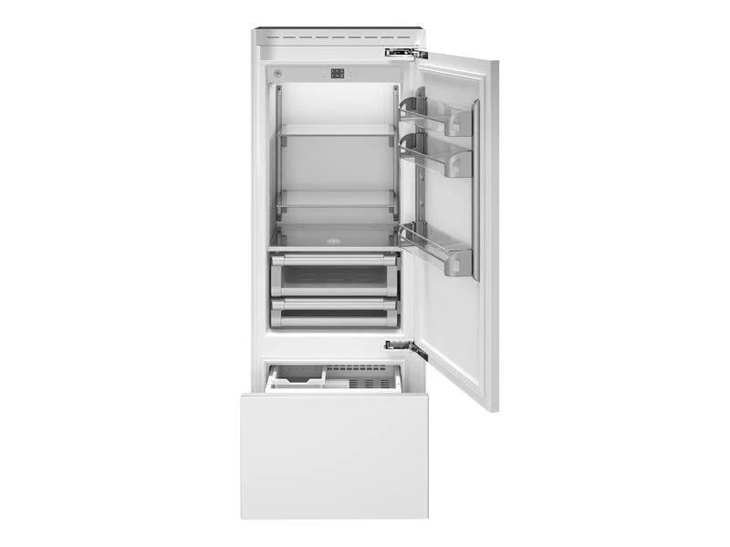 Ⓜ️🔵🔵🔵 BERTAZZONI REF755BBRPTT/24 - Frigorifero Combinato, Incasso, 75 cm, Panel Ready, Serie Heritage, FlexMode, Nuova Classe E