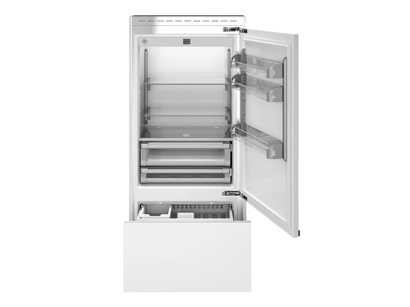 Ⓜ️🔵🔵🔵 BERTAZZONI REF905BBRPTT/24 - Frigorifero Combinato, Incasso, 90 cm, Serie Heritage, Panel Ready, FlexMode, Right Swing Door, Nuova Classe E